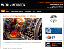 Tablet Screenshot of magnuminduction.com